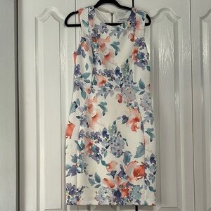 Calvin Klein Floral Sleeveless Dress